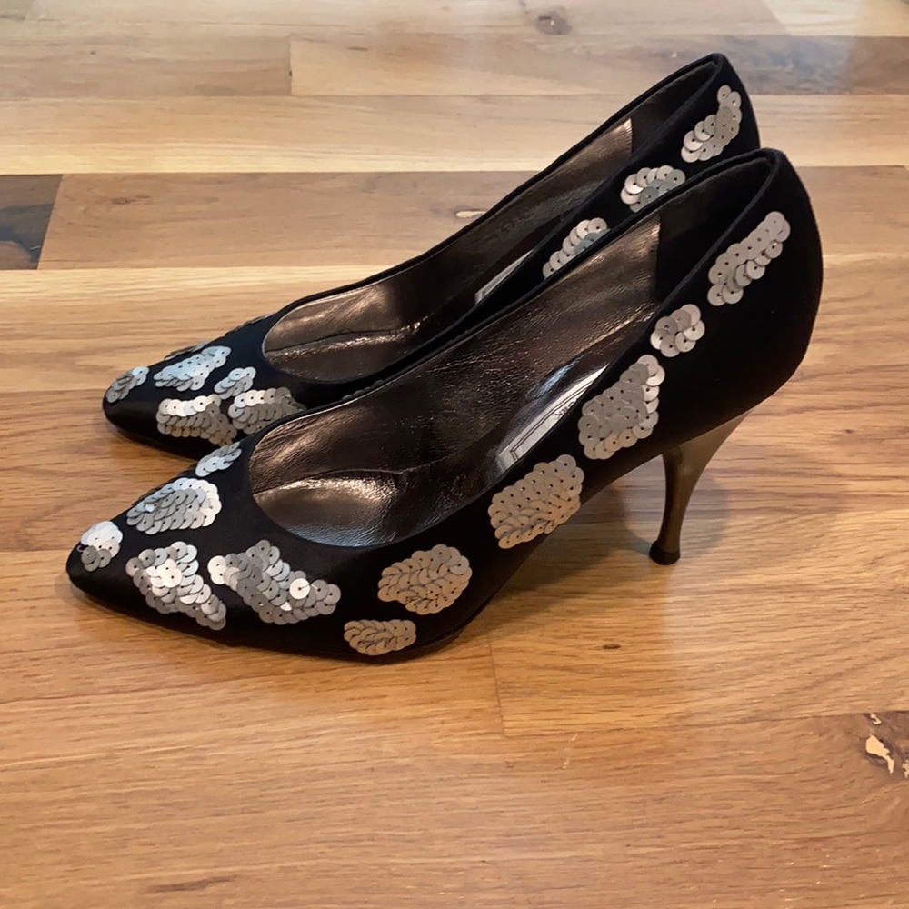Henri Bendel Sequin Heels